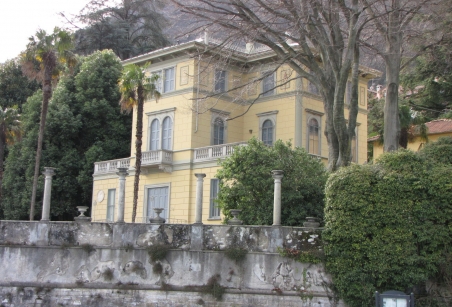 lakefront villa on Lake Como